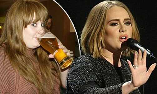 Adele once was a heavy drinker but has been sober for years now.