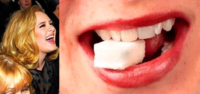 Adele is addicted to sugar