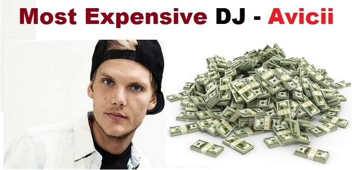 Avicii was ranked as the most expensive DJ