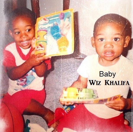 A very young Wiz Khalifa