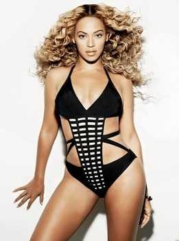 Super slim waistline of Beyonce
