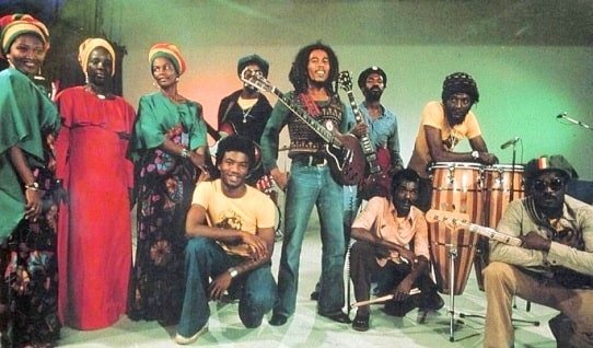 Bob Marley with the Wailers