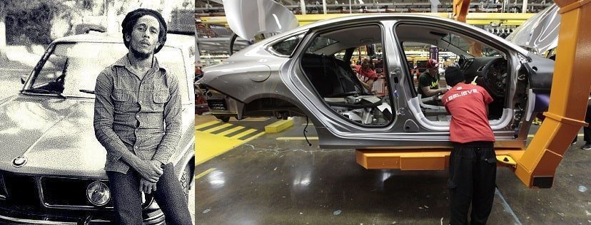 Bob Marley was Chrylser auto shop worker