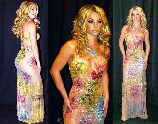 Britney Spears Versace-Gianni Fashion show 2003