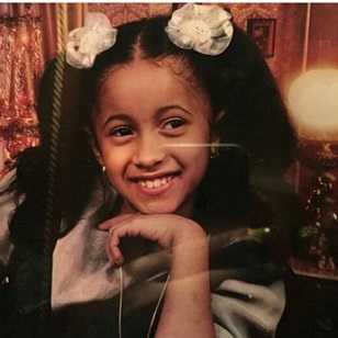 Childhood pics of Cardi B