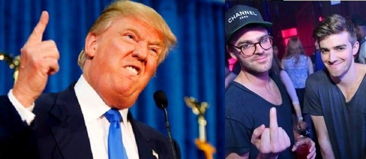 Chainsmokers urged voters to vote against Donald Trump in 2016 elections
