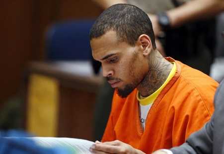 Chris Brown was in trouble with the day almost every single day