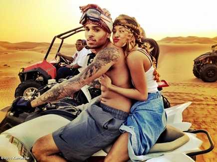 Chris Brown dated Nia Gonzalez and Karrueche Tran, the same time.