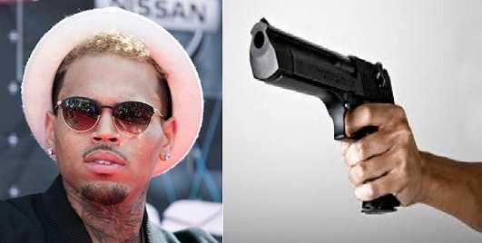 Chris Brown is lucky to be alive after being robbed at gun point.