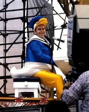 Elton John performed in a Donald Duck costume back in the 1980s