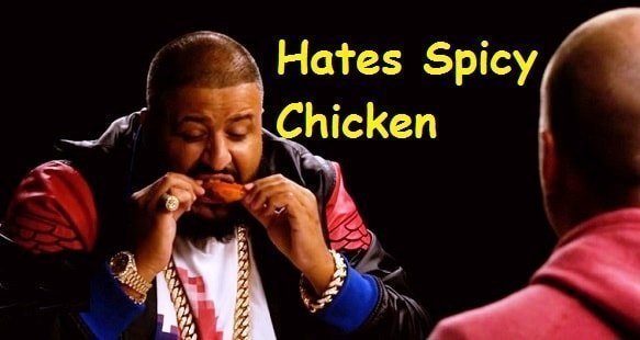 DJ Khaled avoids spicy food