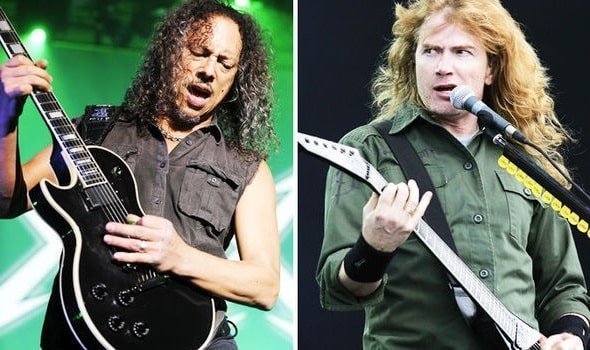 Kirk Hammett vs Dave Mustaine, a bitter rivalry