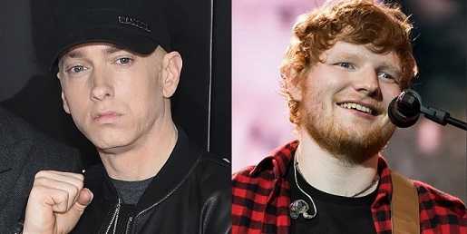 Ed Sheerans favorite rapper is Eminem.