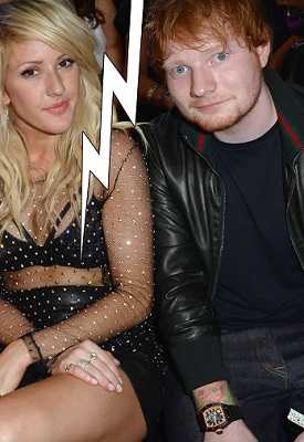 Ellie Goulding broke up with Ed Sheeran after dating for a few months.