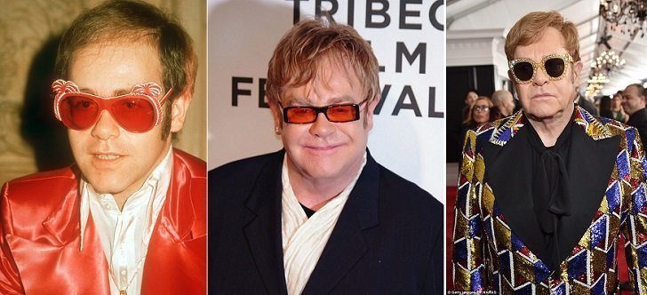 Elton John is a sunglasses collector