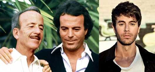 Enrique Iglesias was afraid of his father and grand father.