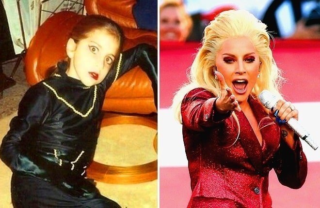 Teenage Lady Gaga and now