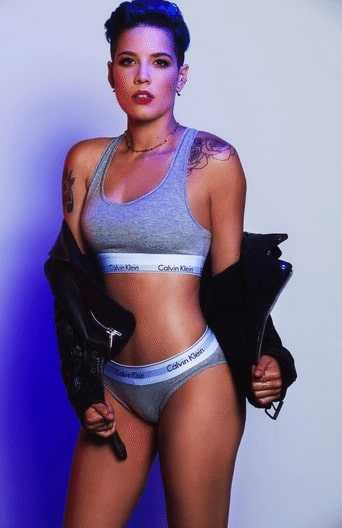 Halsey semi nude pics
