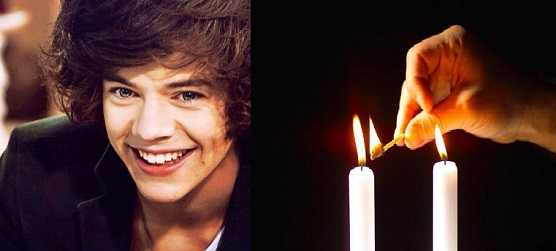 Harry Styles weird candle lighting pre show ritual