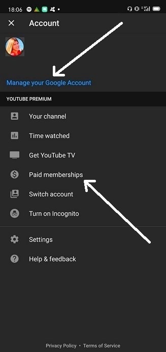 Cancellation and refund for your YouTube Premium subscription