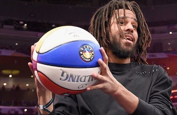 J Cole loves kobe bryant and basketball