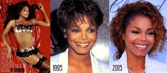 Janet Jackson through the decades