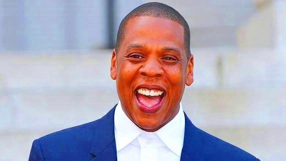Jay Z smiling and happy