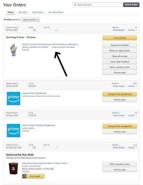 How do you cancel an Amazon purchase before it ships