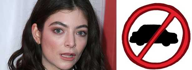 Lorde cannot drive she has no driving license