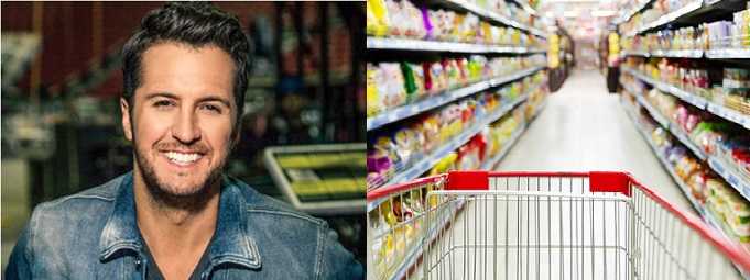 Luke Bryan worked in a grocery store before he became famous