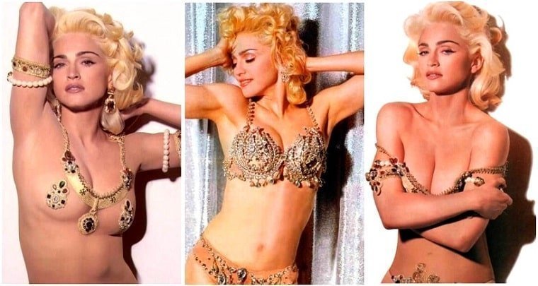 Madonna semi nude pics