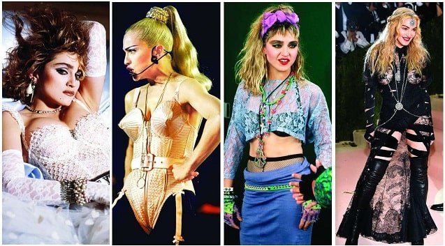 Gorgeous Madonna outfits live performance
