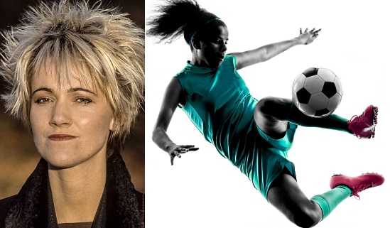 Marie Fredriksson loved to play football