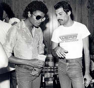 Michael Jackson and Freddie Mercury never got along with each other.