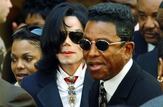 Michael Jackson Jermaine Jackson and Janet Jackson