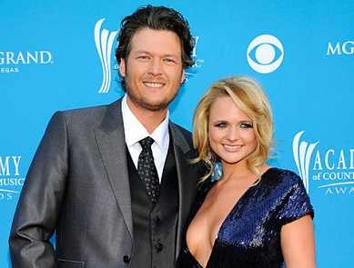 Blake Shelton threw Miranda Lambert out of his house.