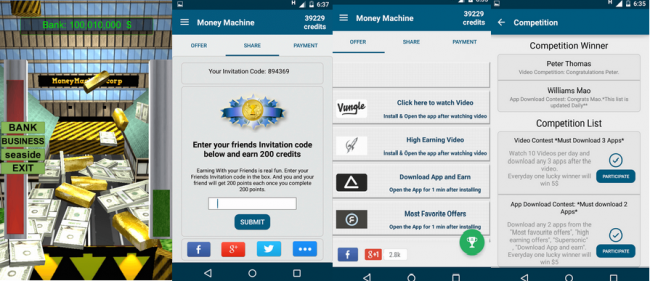 earn rewards with MoneyMachine app