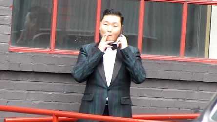 PSY is a chain smoker