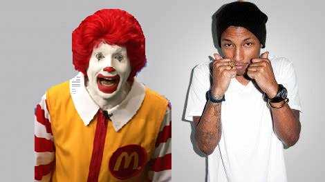Mcdonalds fired Pharrell Williams thrice
