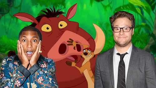 Seth Rogan was coached by Pharrell Williams