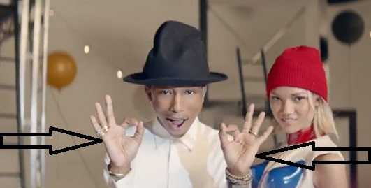Pharrell Williams is rumored to be an illuminati