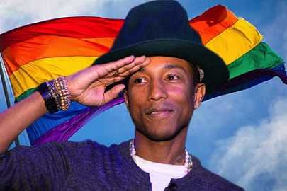 Pharrell Williams supports the LGBT community