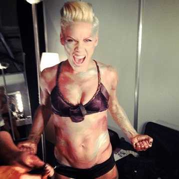 Pink considers herself masculine than feminine