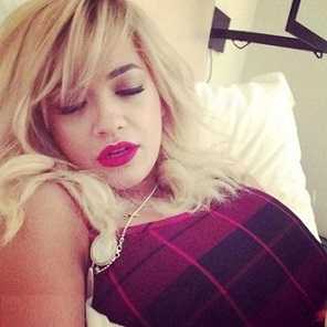 Rita Ora can sleep in an instant