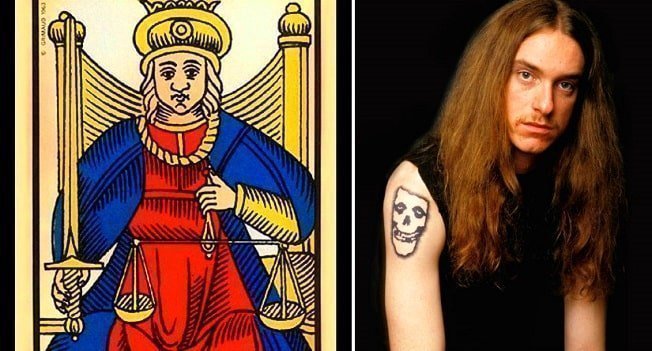 Cliff Burton died in a crash while reading Tarot cards