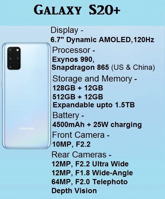 What are the best features of Galaxy S20 5G Plus