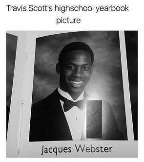 Travis Scotts real name is Jacques Webster