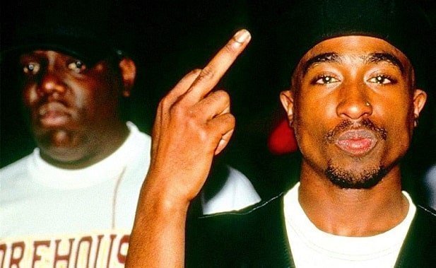Rare pic of Tupac and Notorious BIG together