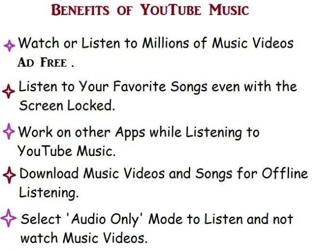 YouTube Premium provides free access to YouTube Music