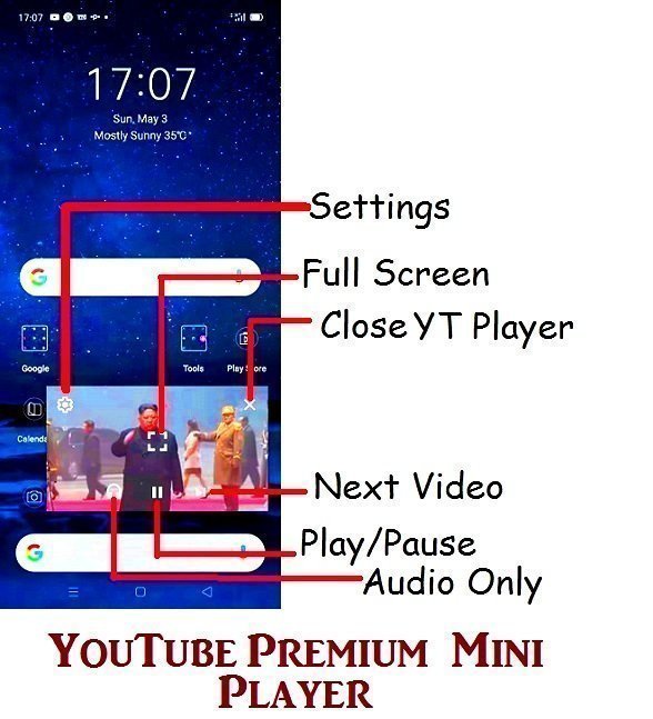 YouTube Premiums mini player is impeccable  